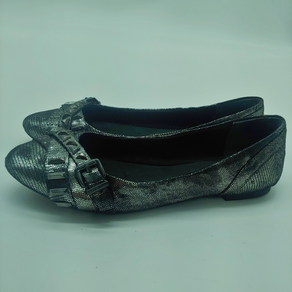 Bcbgeneration | Black Metallic Silver Stud Flats 7 - image 1